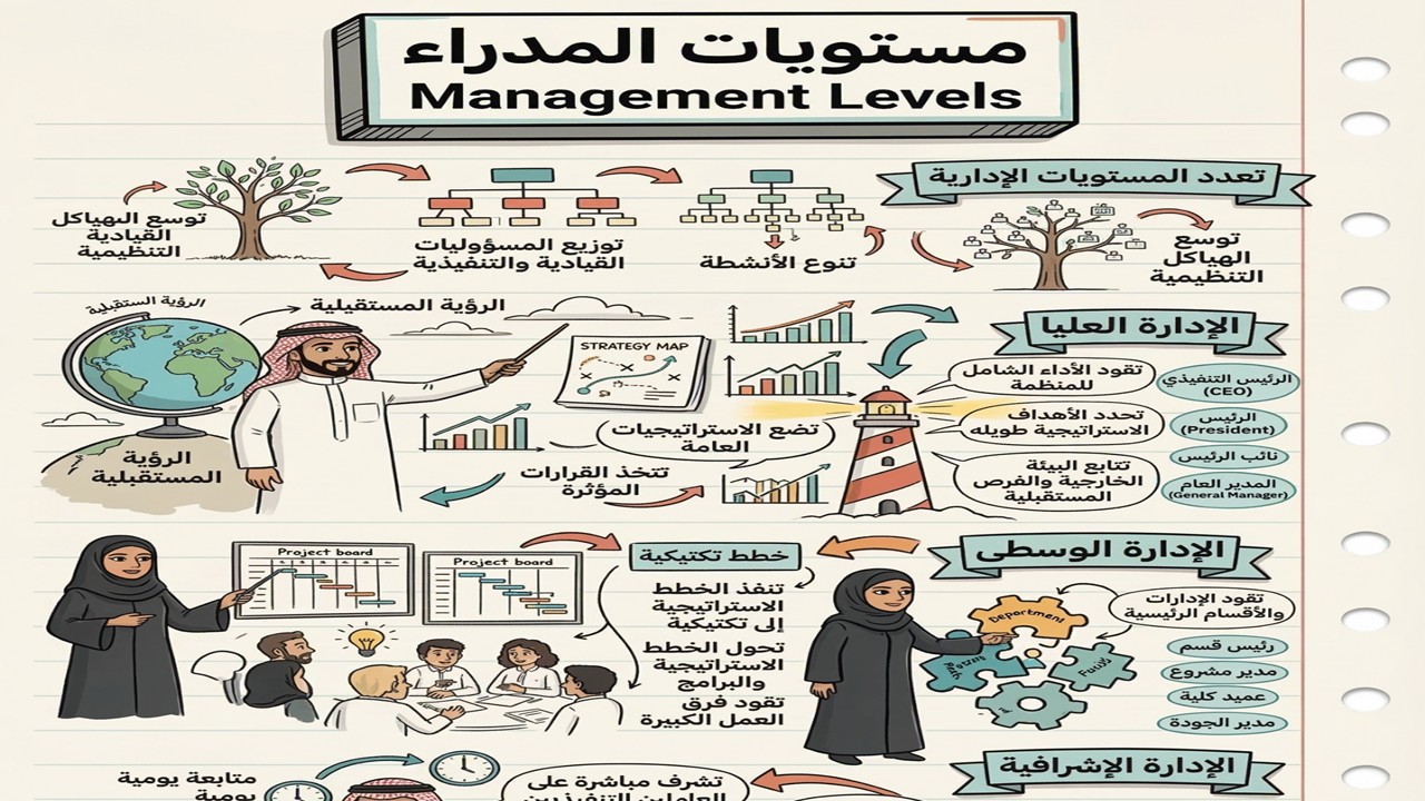 مستويات المدراء Management Levels